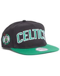 KTZ - Men's Boston Celtics Nba Black Golfer Cap - Lyst