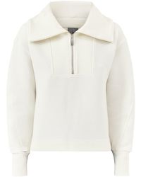 Sweaty Betty - Peaceful Rib Half Zip Sweatshirt - Lyst
