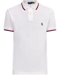 Polo Ralph Lauren - Mesh Tipped Short Sleeve Custom Fit Polo Shirt - Lyst