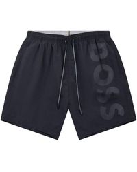 BOSS - Orca Logo Swim Shorts - Lyst