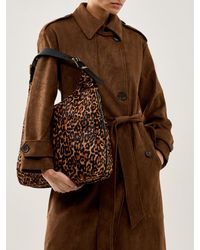 Michael Kors - Nolita Cheetah Large Hobo Shoulder Bag - Lyst