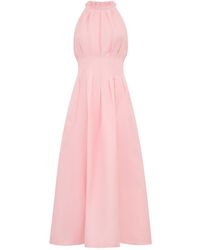 strapless open back dress Ryhana One-Shoulder Split Midi Dress Mint– Selfie Leslie