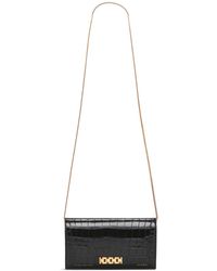 Victoria Beckham - Women's Croc Leather Wallet On Chain - Lyst