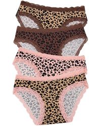 Stripe & Stare - Original Knicker 4 Pack Leopard - Lyst