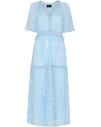 Whistles - Bamboo Leaves Gathered Dress - Lyst