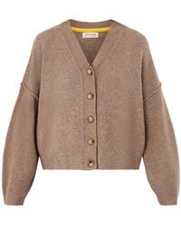 Free People - Cool Of The Night Cardigan Mocha - Lyst