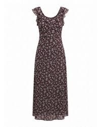 Forever New - Paige Ruffle Midi Dress - Lyst