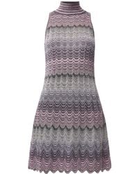 Missoni - Women's Sleeveless Short Zig Zag Dress - Lyst