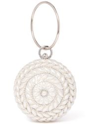 Forever New - Signature Pandora Round Clutch Bag Cream - Lyst