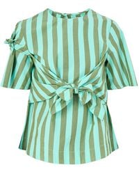 Damson Madder - Estelle T-Shirt Blouse Stripe - Lyst