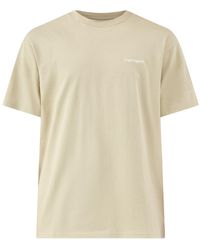 Carhartt - Script Embroidery T-Shirt - Lyst