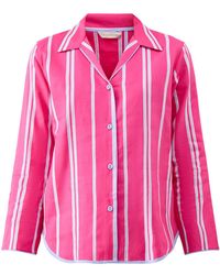 Cyberjammies - Printed Stripe Pyjama Top - Lyst