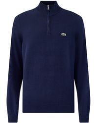 Lacoste - Half Zip Knit Jumper - Lyst