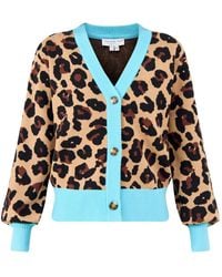 Never Fully Dressed - Hannah Jacquard Cardigan - Lyst