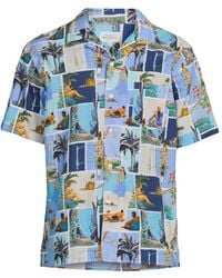Hartford - Men's Palm Mc Hawaiian Short Sleeve Shirt - Lyst
