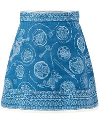 ALÉMAIS - Lucky Mini Skirt - Lyst