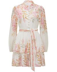 Forever New - Women's Isla Printed Long Sleeves Mini Dress - Lyst