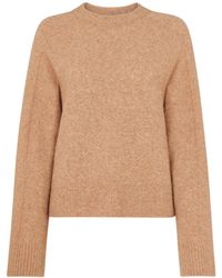 Whistles - Women's Alana Wool Mix Crew Neck - Lyst