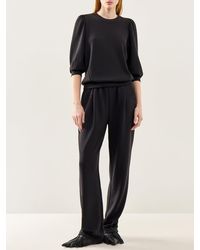 SELECTED - Tenny Three-Quarter Sleeve Sweat Top - Lyst