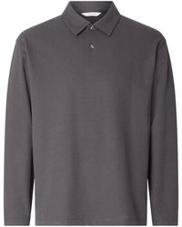 SELECTED - Relax Aiden Long Sleeve Polo Shirt - Lyst