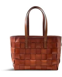 Dragon Diffusion - Japan Suede Box Weave Basket Bag - Lyst