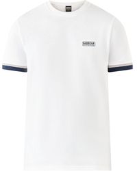 Barbour - Deep Cuff Evan Tipped T-Shirt - Lyst