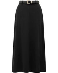 Forever New - Celine Belted Midi Skirt - Lyst