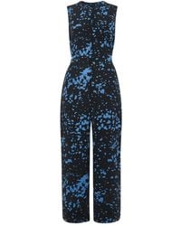 Whistles - Smudged Spot Josie Jumpsuit, Viscose - Lyst