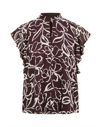 Forever New - Tullia Ruffle Sleeve Blouse Multi - Lyst