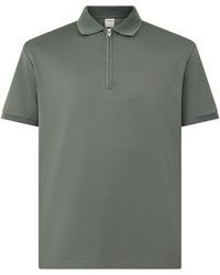 SELECTED - Fave Zip Short Sleeves Polo - Lyst