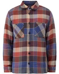 Wax London - Recycled Blend Whiting Pike Check Overshirt, Cotton - Lyst