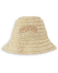 Ganni - Women's Summer Straw Hat - Lyst