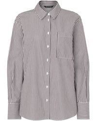 Whistles - Women's Stripe Relaxed Fit Shirt - Lyst