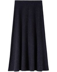 Whistles - Annie Sparkle Knit Midi Skirt - Lyst