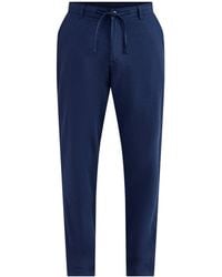 SELECTED - Slim Tape Brody Linen Blend Trousers - Lyst