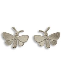 Alex Monroe - Women's Tiny Butterfly Stud Earrings - Lyst