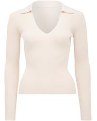 Forever New - Women's Selena Collar Knit Top - Lyst