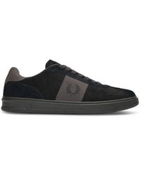 Fenwick - Fred Perry B4 Suede Trainers - Lyst