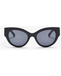 Versace - Women's Oval Logo Acetate Sunglasses - Lyst