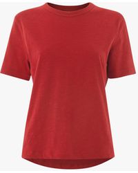 Whistles - Emily Ultimate Cotton-jersey T-shirt - Lyst