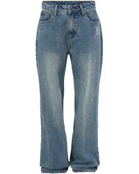 Ed Hardy - Gothic Cross Relaxed Jeans - Lyst