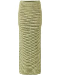 Pretty Lavish - Imani Pointelle Knit Skirt - Lyst