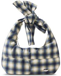 Damson Madder - Roo Check Tie Bag, Nylon - Lyst