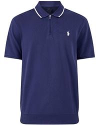Polo Ralph Lauren - Half Zip Polo Shirt - Lyst