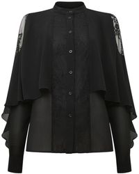 James Lakeland - Lace Front Detail Shirt - Lyst