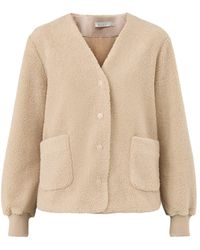 Masai - Majunte Teddy Jacket Taupe - Lyst