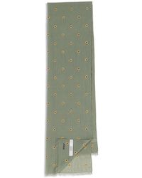 Paul Smith - Women's Embroidered Sunflower Scarf - Lyst