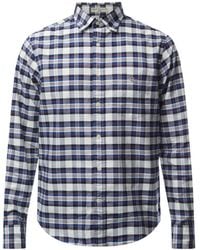 GANT - Men's Classic Tartan Regular Fit Poplin Shirt - Lyst