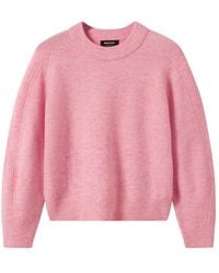 Whistles - Mix Curved Hem Knit - Lyst