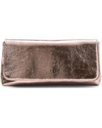 Anna Cecere - Women's Foldover Metallic Clutch - Lyst